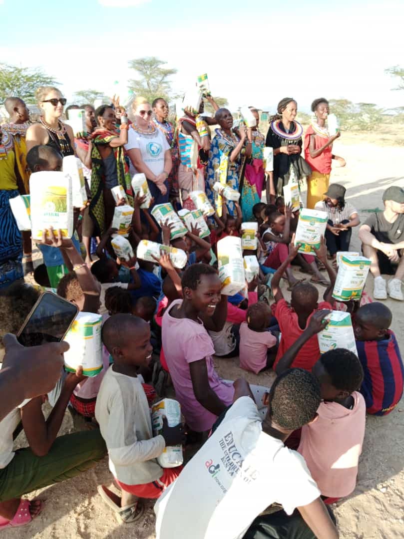 Samburu food donation