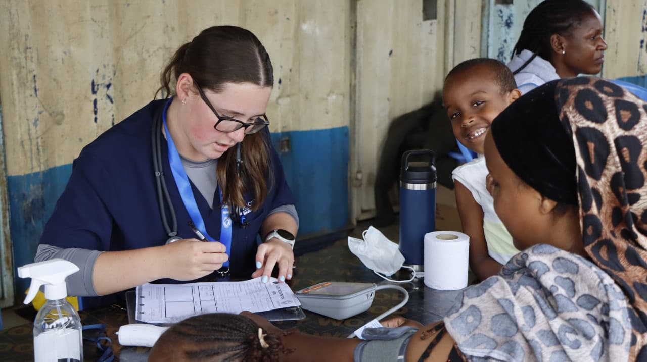 Happy child after treatment