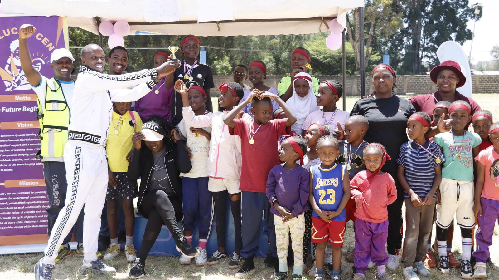 UCESCO CEO addressing community