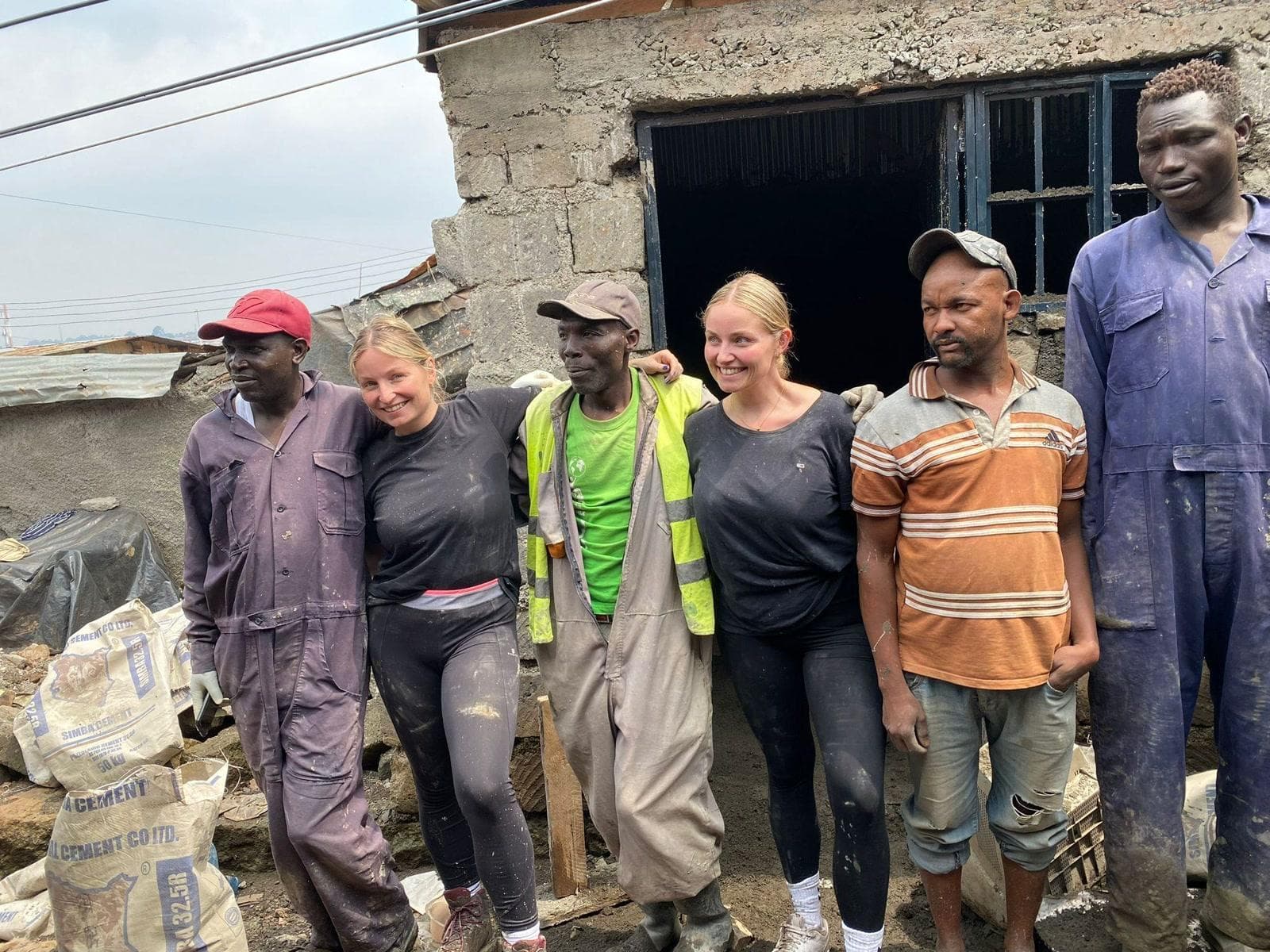 Volunteers planting trees