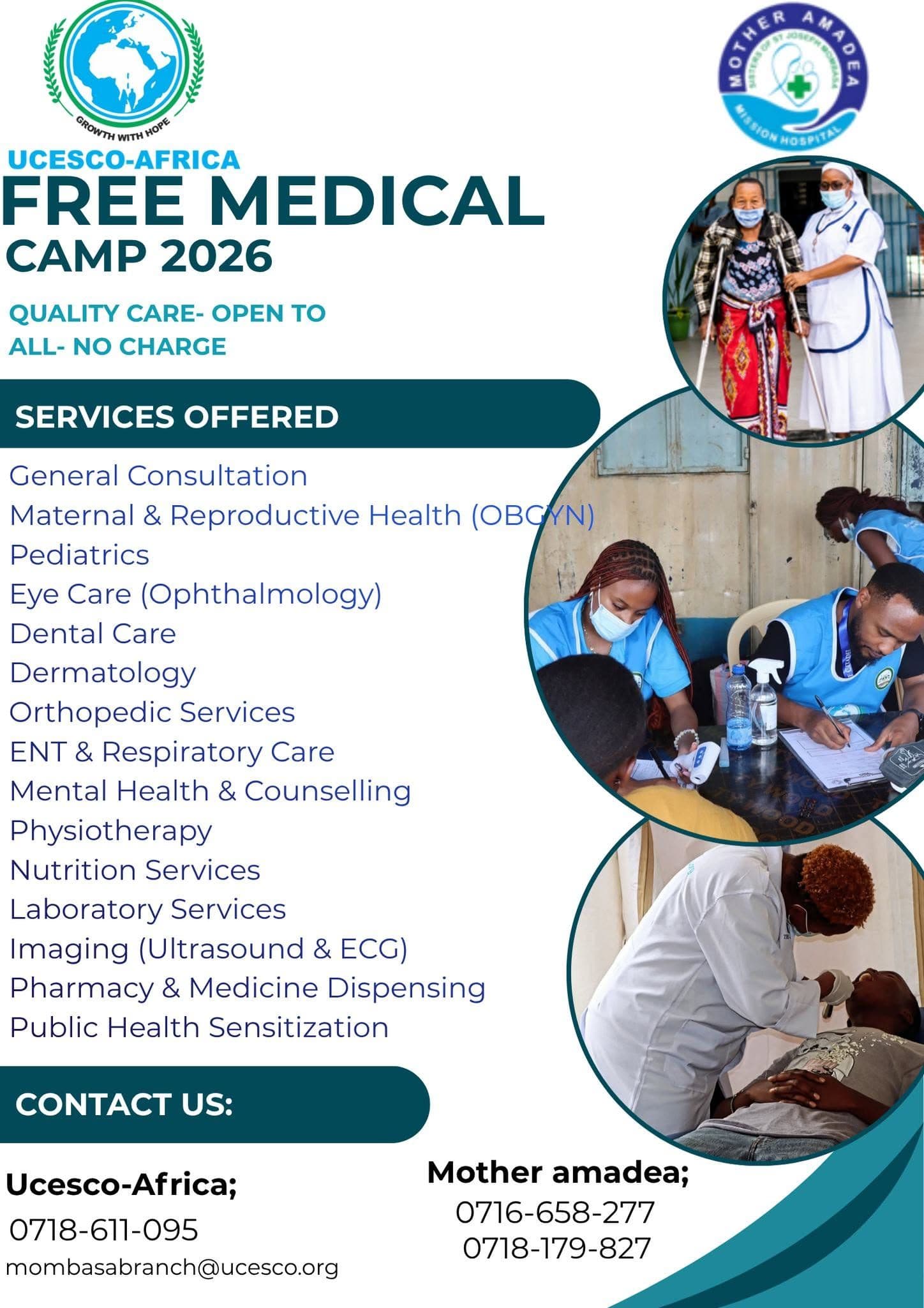THE MOMBASA FREE MEDICAL CAMP IS HERE!